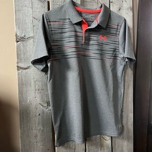 Boys UA Golf polo size large